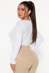 Боди Fashion Nova T10034BDS, белый - фото 4