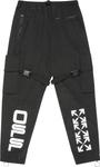 Брюки Off-White Nylon Cargo Pant 'Black', черный - фото 3