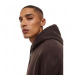 Толстовка H&M Relaxed Fit, темно-коричневый - фото 7
