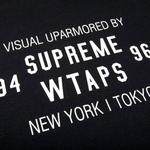 Свитшот Supreme x WTAPS Crewneck, черный - фото 3