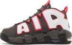 Кроссовки Nike Air More Uptempo GS 'Medium Ash Siren Red White', черный - фото 4