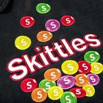 Куртка Supreme x Skittles x Mitchell & Ness Varsity Jacket 'Black', черный - фото 4