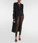 Сетчатый комбинезон с декором gem Oséree, черный - фото 2