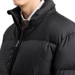 Пуховик с принтом монограммы EMPORIO ARMANI, черный - фото 5