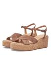 Босоножки на танкетке Platform sandals Woden, коричневый - фото 3