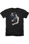 Футболка для взрослых Bruce Lee Dragon Stance Heather Gildan, черный - фото