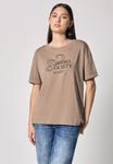 Футболка Street One Studio Print T-shirt, Beige - фото