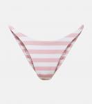 Полосатые трусики бикини в стиле 90-х Same, Pink Stripe - фото