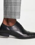 Черные кожаные оксфорды с носком ASOS DESIGN - фото 4