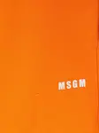 Шорты с эластичным поясом Msgm, оранжевый - фото 3