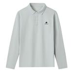 Футболка поло мужская HOTSUIT, серебристо-белая - фото