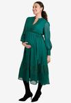 Платье JoJo Maman Bébé MATERNITY FIT, Green - фото