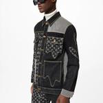 Мужская джинсовая куртка Louis Vuitton, черный - фото 5