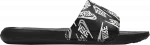 Сандалии Nike Victori One Slide 'Repeat Logo - Black White', черный - фото
