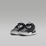 Кроссовки для малышей Nike Air Jordan 3 Retro 'Black Cement', черный/серый - фото 2