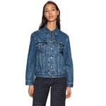 Куртка джинсовая Levi's Ex Boyfriend Trucker, темно-синий - фото 3