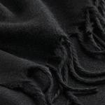 Шарф H&M Woven, чёрный - фото 3