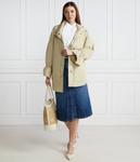 Парка женская Twin-Set с поясом, бежевый - фото 3