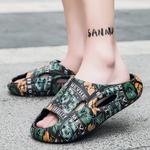 Шлепанцы мужские Caritesport, черный/фиолетовый - фото 9