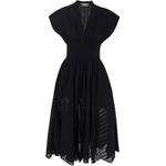 TORY BURCH Женское черное платье без рукавов - фото