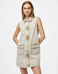 Платье Pieces Mini в цвете «песочная ракушка» - фото