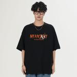 Футболка унисекс Cotton, белый/черный - фото 4