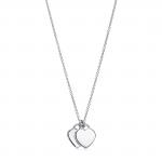Подвеска Tiffany & Co. The Return to Tiffany Tiffany Blue Double Heart Tag, серебро - фото 2