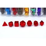 Аксессуары Hymgho Premium Gaming 10mm Metal Polyhedral Dice Set: Red (7) - фото