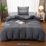 Комплект постельного белья Utopia Bedding, 2 предмета, 140x200/65x65 см, серый - фото 4