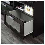 Тумба под телевизор Ikea, 120x41x53 см, Brimnes, черный - фото 4