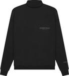 Пуловер Fear of God Essentials Pullover Mockneck 'Stretch Limo', черный - фото 2