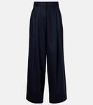 Широкие шерстяные брюки Titty S Max Mara, Classic Dark - фото