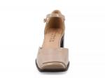 Туфли Journee Evangeline Pump, Taupe Patent - фото 8