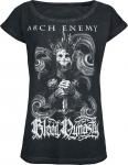 Футболка Arch Enemy Bloody Wave - Glow In The Dark, антрацит - фото