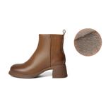 Женские ботинки на каблуке 5,5 см BELLE, коричневый - фото 13