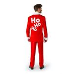 Мужской рождественский костюм Suitmeister в современном стиле Санта-Клауса из искусственного меха, красный - фото 2