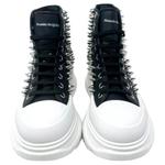 Ботинки женские Alexander Mcqueen Slick с протектором, черный / белый - фото 5