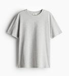 Футболка H&M Cotton серая - фото