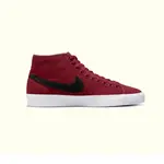 Кеды Nike SB Court Mid PRM, темно-красный/черный - фото 4