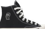 Кроссовки Converse Brain Dead x Chuck 70 High Black, черный - фото 2