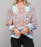 Топ Penny Peasant в кремовом цвете FATE - фото