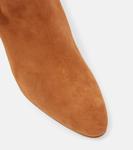 Питана замшевые ботинки до колена Manolo Blahnik, 2107 Mbrw - фото 5