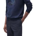 HERMES Толстовка SS25 мужская Deep Sea Blue - фото 5