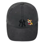 MLB Хлопковая бейсболка унисекс темно-серого цвета - фото 7