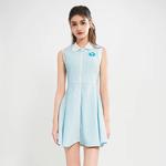 Женское платье без рукавов CASTELBAJAC, светло-голубой - фото 11