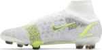 Бутсы Nike Mercurial Superfly 8 Elite FG 'White Volt', белый - фото 4