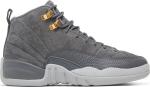 Кроссовки Air Jordan 12 Retro GS Dark Grey, серый - фото