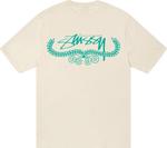 Футболка Stussy Wreath Tee 'Putty', кремовый - фото 3