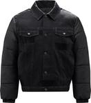 Пуховик MCQ Denim Puffer 'Darkest Black', черный - фото 2