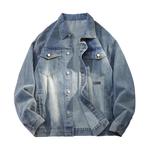 Джинсовая куртка унисекс LIVINGTOWN, Темно-серый - фото 3